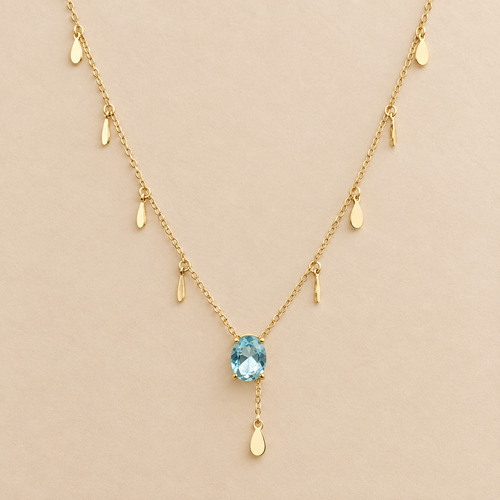 Azure Solitaire - 18K Gold Packshot