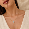 Azure Solitaire - Elegant Sand Tone