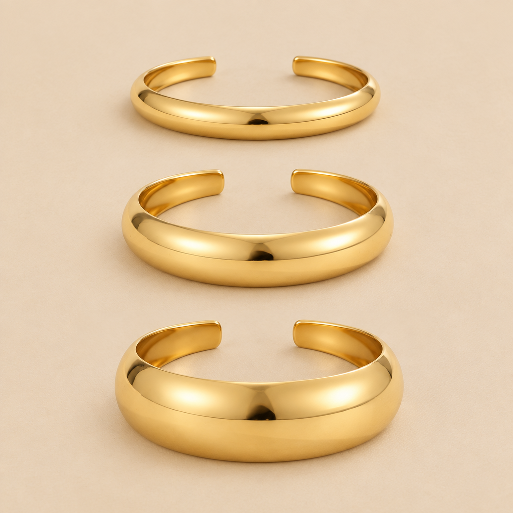 Bold Cuff - 03 Gold