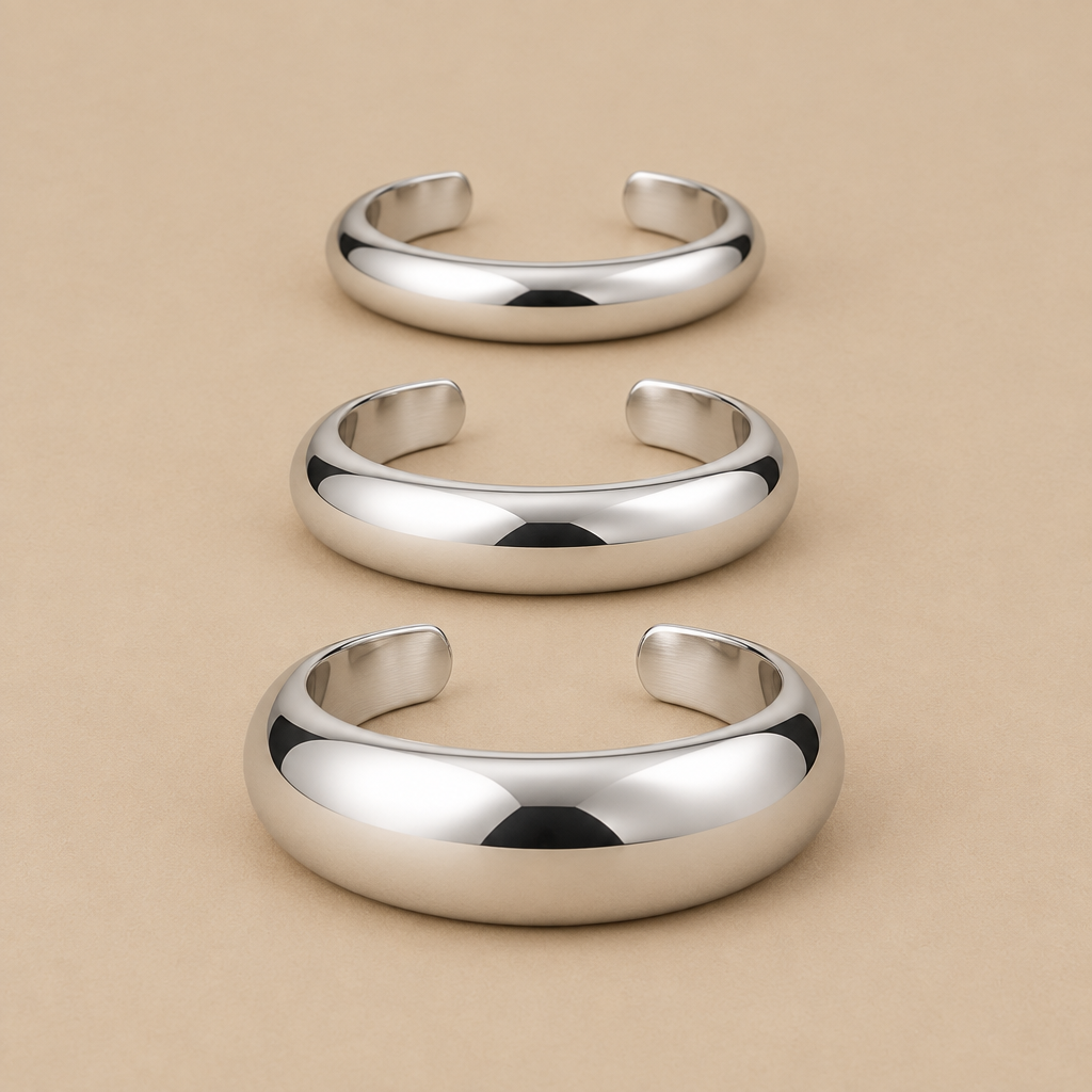 Bold Cuff - 03 Steel