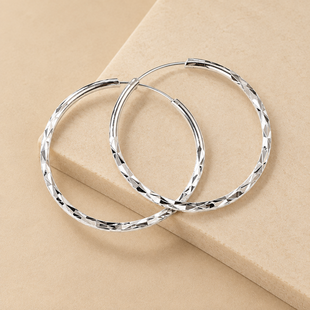 Classic Hoops Silver - Packshot