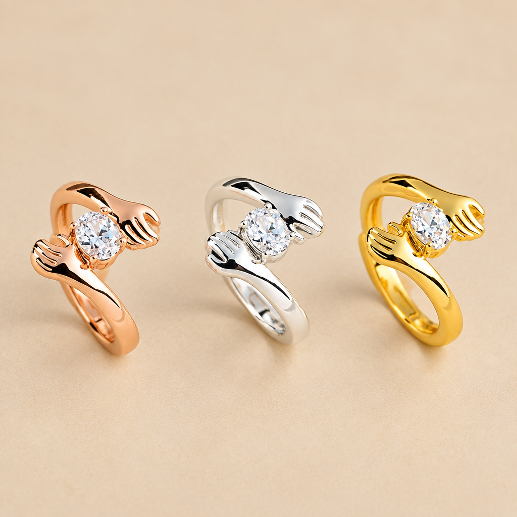 Embrace Ring - Sand Tone Packshot