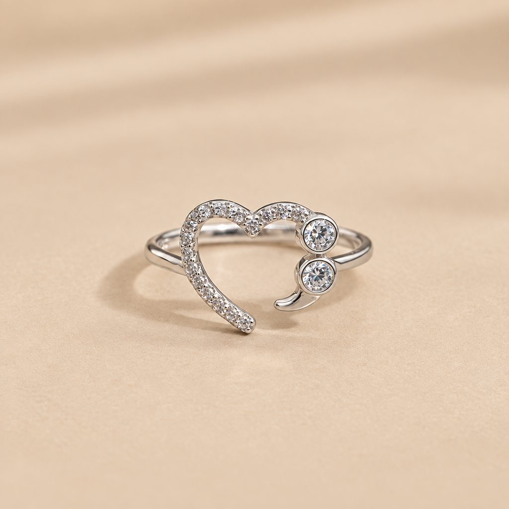 Open Heart Ring - Packshot