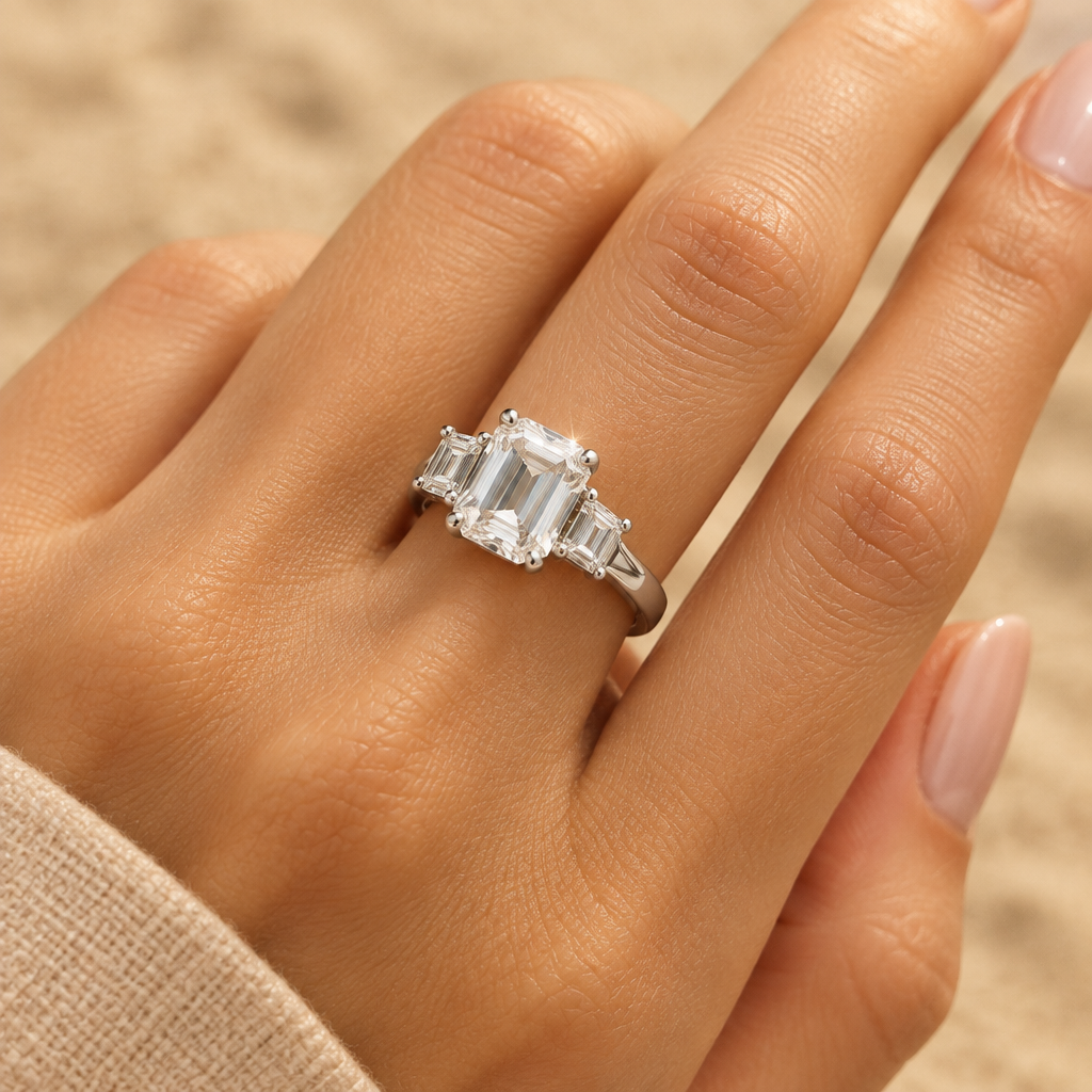 Rosé Solitaire - Elegant Sand Tone