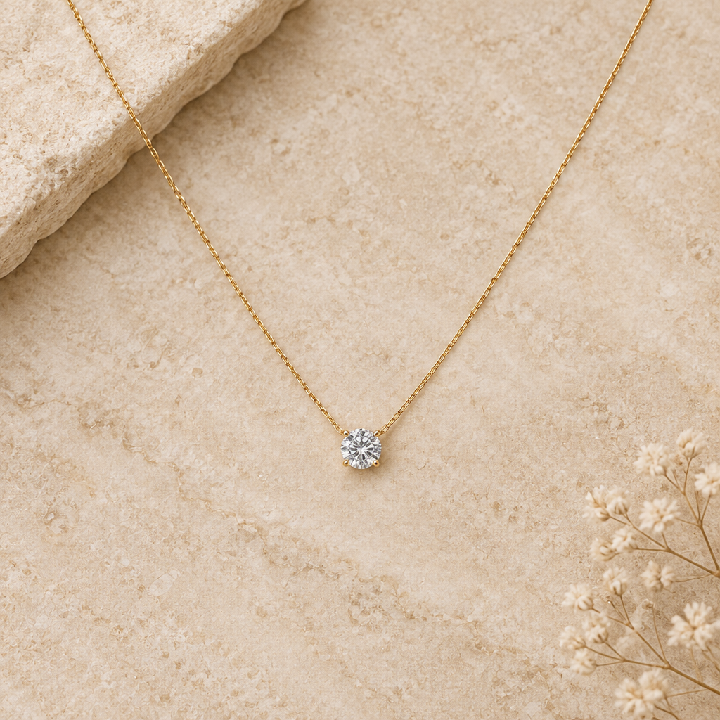 Solitaire Chain — Sand Tone Packshot