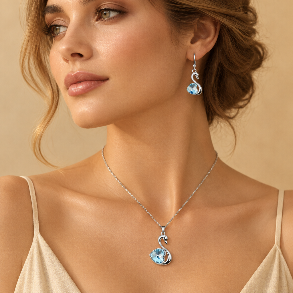 Swan Set - Lake Blue