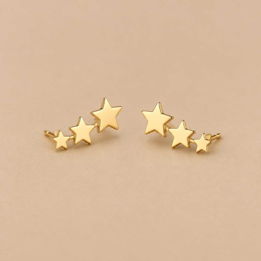Étoile Studs - Gold Packshot