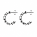 Twist Hoops – Silver Packshot